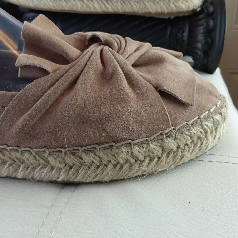 Crown Vintage pinkish/taupe Hermosa espadrilles